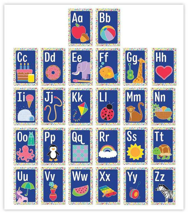 Main image of Carson Dellosa Mini Posters Alphabet 26 Mini Posters 106059