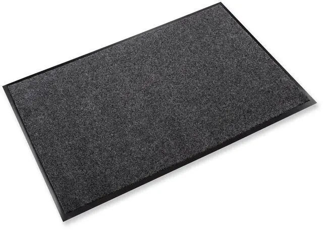 Alt view image 2 of 2 - EcoStep Wiper Mat Rectangular Charcoal Gray Cut Pile Surface 24" x 36" ET0023CH
