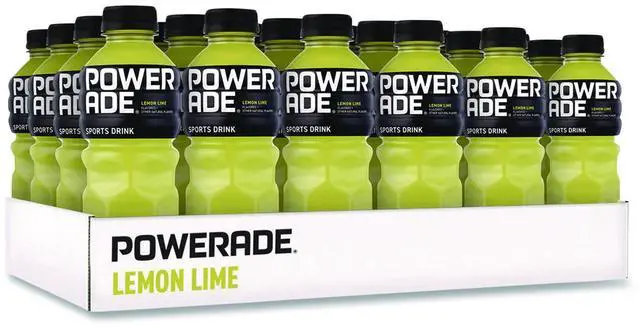 Alt view image 6 of 6 - Powerade Lemon Lime Sports Drink 20 oz. 24 Bottles/Pack (049000003697)