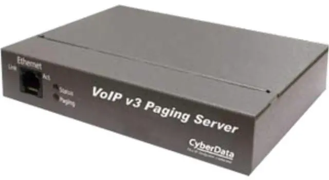 Main image of CyberData 011146 SIP Paging Server with Two SIP Endpoints