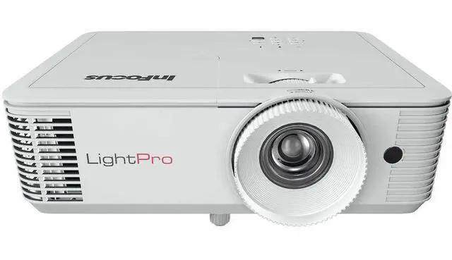 Alt view image 9 of 9 - InFocus Genesis IN0002SL 3D Standard Throw DLP Projector - 4:3 - Portable - 800 x 600 - Front - 15000 Hour Normal Mode - SVGA - 30,000:1 - 4000 lm - HDMI - USB - Room, Presentation, Cinema, Gaming, Ho