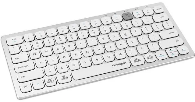 Main image of Kensington K75504US Silver 2.4 GHz + Bluetooth Compact Keyboard