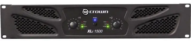 Alt view image 5 of 11 - Crown 1500 Amplifier 450W RMS 2 Channel Dark Gray NXLI15000US