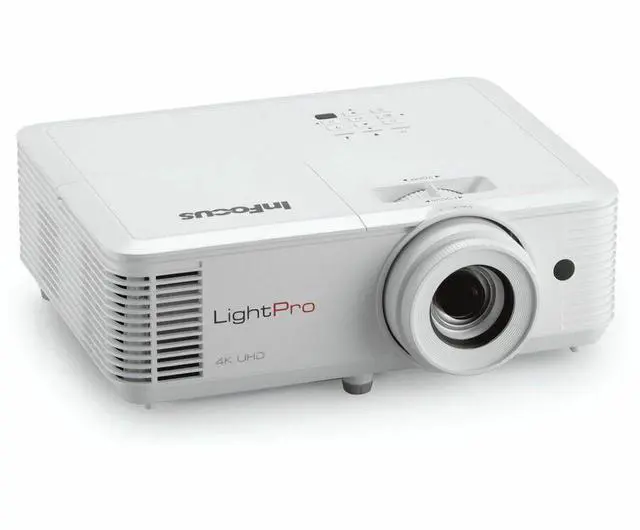 Alt view image 8 of 8 - InFocus LightPro IN0061SL 3D Standard Throw DLP Projector - 16:9 - High Dynamic Range (HDR) - 3840 x 2160 - Front - 2160p - 15000 Hour Normal Mode - 4K UHD - 10,000,000:1 - 4000 lm - HDMI - USB - Clas