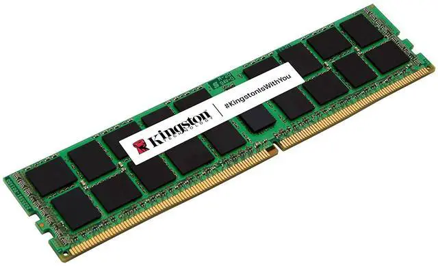 Alt view image 11 of 20 - Kingston 64GB DDR4 SDRAM Memory Module - For Server - 64 GB (1 x 64GB) - DDR4-3200/PC4-25600 DDR4 SDRAM - 3200 MHz - CL22 - 1.20 V - ECC - Registered - 288-pin - DIMM - KTDPE43264G