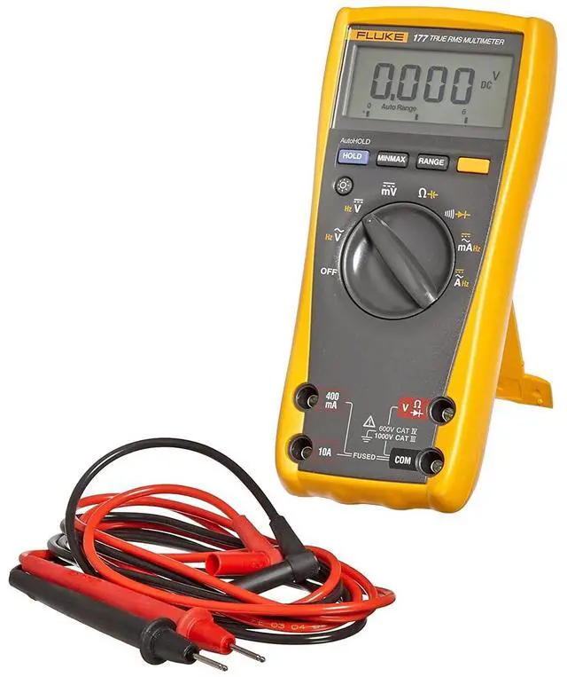 Alt view image 7 of 12 - Fluke 177 True RMS Digital Multimeter with backlight