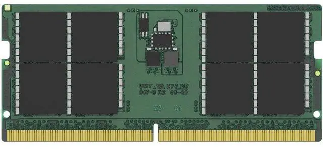Alt view image 5 of 12 - Kingston 32GB DDR5 SDRAM Memory Module - For Notebook - 32 GB - DDR5-5600/PC5-44800 DDR5 SDRAM - 5600 MHz Dual-rank Memory - CL46 - 1.10 V - Non-ECC - Unbuffered - 262-pin - SoDIMM -KCP556SD8-32