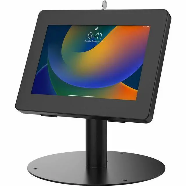 Alt view image 7 of 20 - CTA Digital Hyperflex Security Kiosk Stand for Tablets Black PADHSKSB