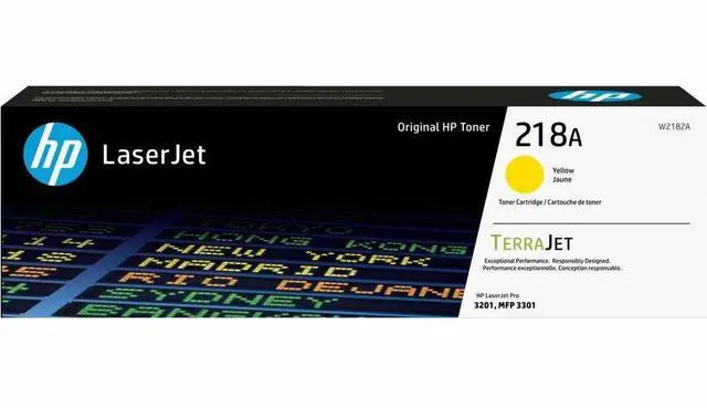 Alt view image 9 of 15 - HP 218A Yellow Toner Cartridge Works with Color Laserjet Pro 3201, MFP 3301 Series, W2182A