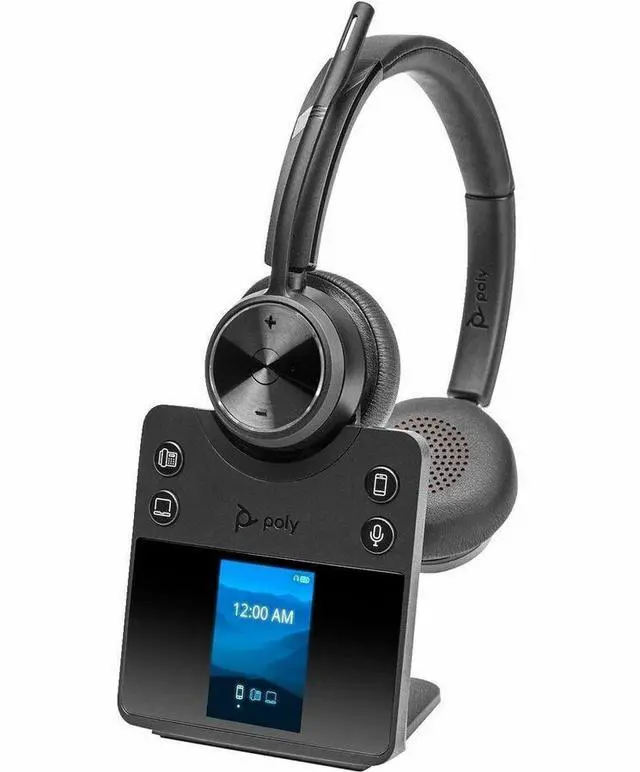 Alt view image 4 of 5 - Poly Poly Savi 7420 Office Stereo DECT 1920-1930 MHz Headset