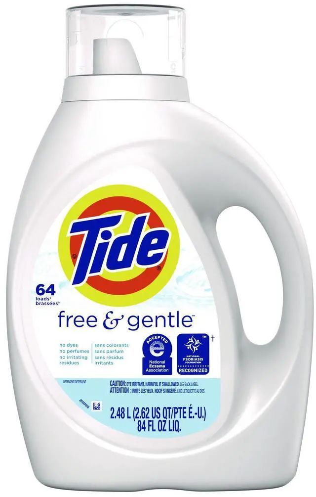 Alt view image 2 of 2 - Free and Gentle Liquid Laundry Detergent HE Compatible 64 Loads 84 oz Bottle 4/Carton 41829