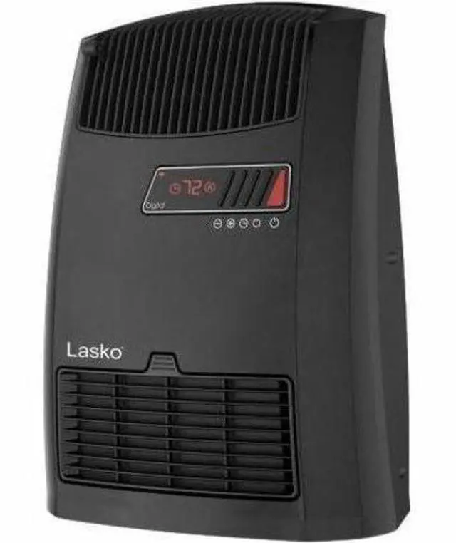 Alt view image 2 of 6 - Lasko CC13700 Convection Heater - BLACK   CC13700