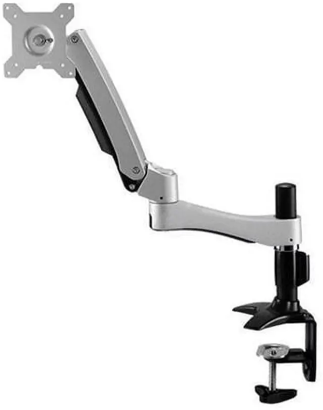 Alt view image 5 of 11 - Amer Mounts Long Articulating Monitor Arm with Clamp Base for 15"-26" Displays