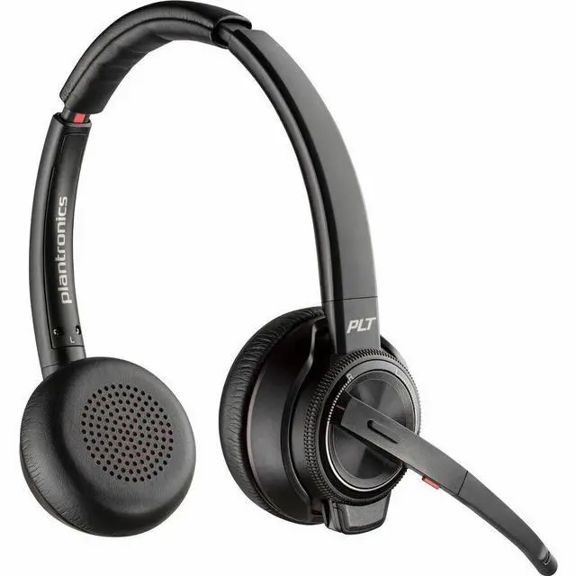 Alt view image 5 of 5 - Poly Savi 8220 Headset and Charging Cradle 85T31AAABA