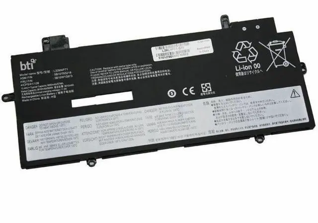 Main image of BTI Replacement Li-ion Battery for Lenovo, 4-Cell, 15.44 V, 57 Wh L20C4P71-BTI