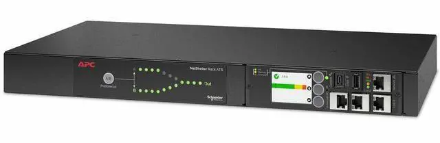 Alt view image 7 of 10 - APC by Schneider Electric NetShelter Automatic Transfer Switch - 12 x IEC 60320 C13 - 230 V AC - 10 A