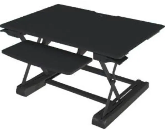 Alt view image 2 of 5 - AMRCT100 Sit-Stand Integrated Desk Workstation. Includes Grommet hole to support Grommet mounts and Keyboard tray.