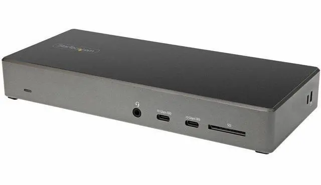 Alt view image 3 of 9 - USB-C DOCKING STATION 10GBPS - DUAL OR TRIPLE MONITOR MST USB C DOCK 4K 60HZ (2X
