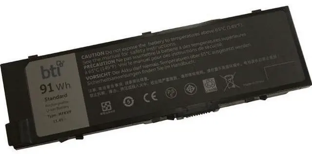 Main image of BTI 11.4V 91Whr 6-Cell Li-ion Battery Replacement for Dell MFKVP-BTI