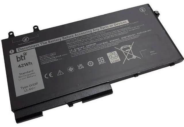 Main image of BTI 11.4V 42WHr Replacement Li-Ion Battery for Select Dell 1V1XF-BTI