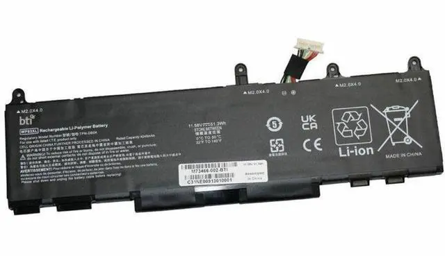 Main image of BTI M73466-002-BTI 11.58V 51.3WHR LI-ION BATTERY
