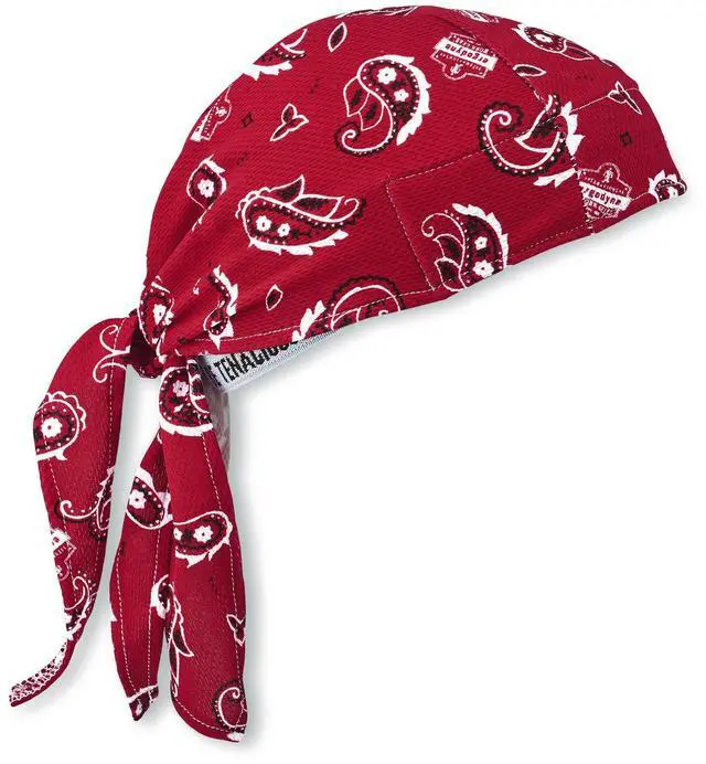 Alt view image 13 of 13 - Cooling Hat, Red, Universal