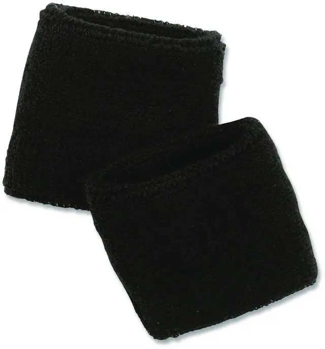 Alt view image 9 of 9 - Wristband, Black, Universal, PK 2