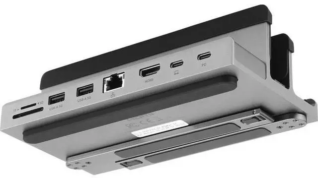 Alt view image 10 of 20 - SIIG USB-C Laptop Stand W/ 4K Docking Station - Unique multitasks design for foldable holder and vertical Laptop stand & Docking station - HDMI 4K@60Hz display - Two USB-A 5Gbps - Gigabit Ethernet