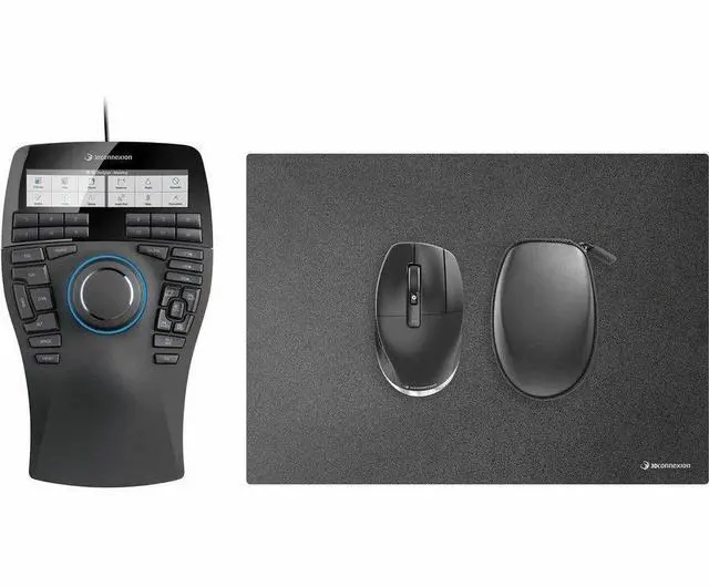 Alt view image 9 of 9 - 3Dconnexion SpaceMouse Enterprise, CadMouse Pro Wireless and CadMouse Pad together create a synergistic ecosystem that simply cannot be recreated using a regular mouse and keyboard Model 3DX-700135