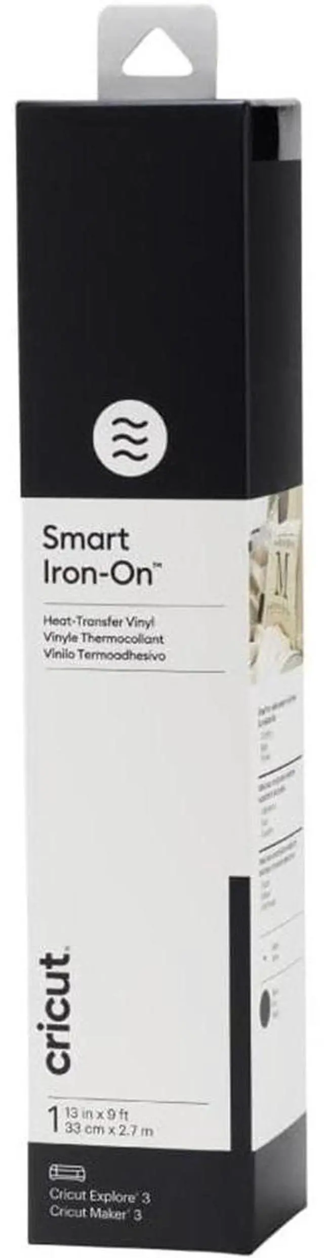 Alt view image 3 of 9 - CRICUT SMART IRON ON BLACK 13 IN X9 FT