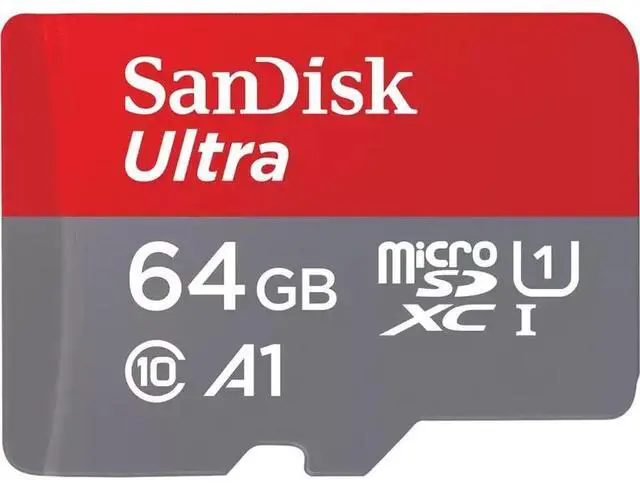 Alt view image 7 of 16 - SanDisk 64GB Ultra Class 10/UHS-I (U1) microSDXC 140 MB/s Read 104 MB/s Write Card and SD Adapter