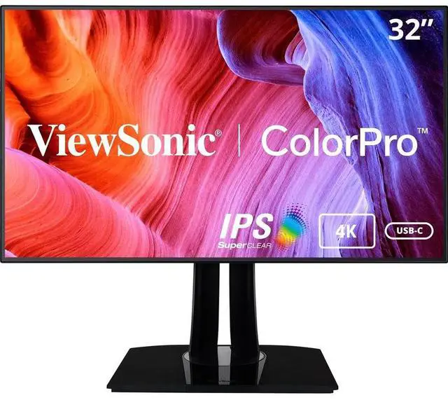 Alt view image 17 of 20 - ViewSonic VP3268a-4K 32 Inch Premium IPS 4K Monitor with Advanced Ergonomics, ColorPro 100% sRGB Rec 709, 14-bit 3D LUT, Eye Care, HDR10 Support, HDMI, USB C, DisplayPort for Professional Home Office