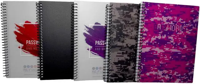Alt view image 12 of 12 - Password Book Small Black