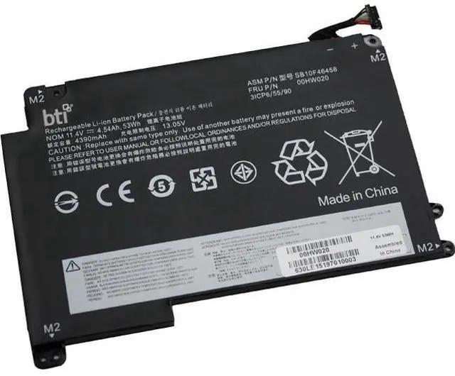 Alt view image 5 of 5 - BTI Battery - For Notebook - Battery Rechargeable - 4540 mAh - 53 Wh - 11.40 V