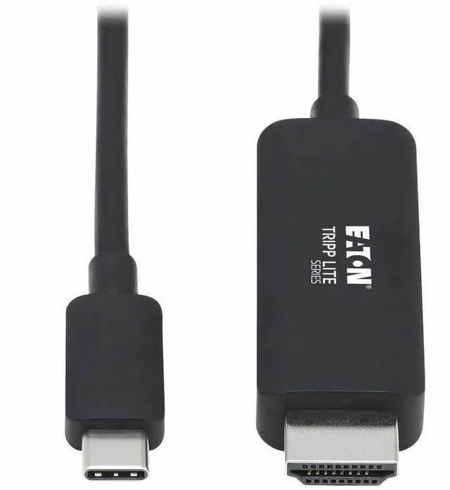 Main image of Tripp Lite U444-006-HBE USB-C to HDMI Adapter Cable M/M Black 6 ft. U444006HBE