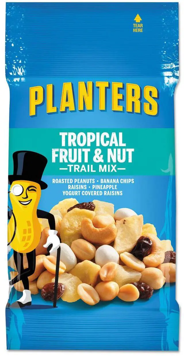 Alt view image 2 of 2 - Kraft Trail Mix Tropical Fruit and Nut 2 oz. 72/CT Multi 00260
