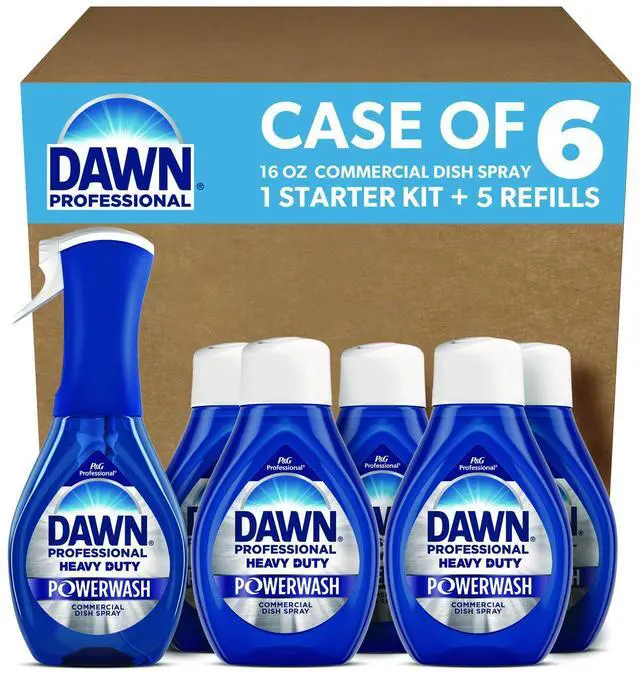 Alt view image 2 of 2 - Dawn Heavy Duty Powerwash Commercial Dish Spray Starter Kit and Refills 80763689