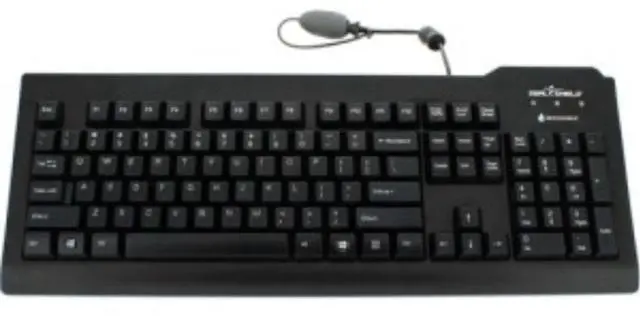 Alt view image 5 of 6 - SEAL SHIELD SSKSV208UK (QWERTY ISO UK) - MEDICAL GRADE KEYBOARD, WATERPROOF/DISHWASHER SAFE, PLASTIC ST