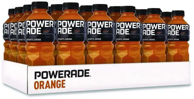 Alt view image 5 of 10 - Powerade Orange Sports Drink 20 oz. 24 Bottles/Pack (049000032789)