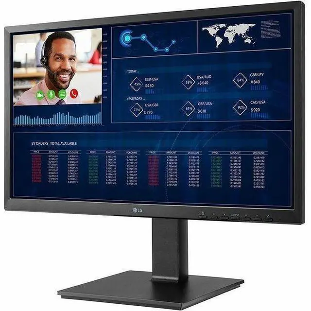 Alt view image 4 of 4 - LG 24" Thin Client - 1920x1080 IPS - Intel Celeron N5105 - 4GB DDR4 - 16GB EMMC - Black 24CQ650I-6N
