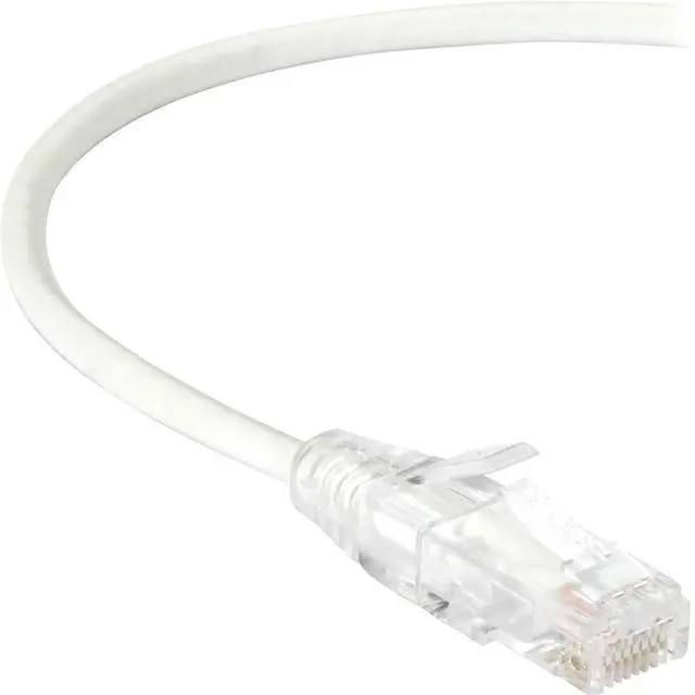 Alt view image 7 of 9 - Black Box C6PC28-WH-05 CAT6 250-MHz 28-AWG Stranded Ethernet Patch Cable - Unshielded, PVC, Snagless Boot, White, 5 ft.