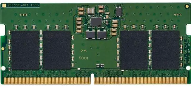 Alt view image 3 of 9 - Kingston 8GB DDR5 SDRAM Memory Module - For Notebook - 8 GB - DDR5-5600/PC5-44800 DDR5 SDRAM - 5600 MHz Single-rank Memory - CL46 - 1.10 V - Non-ECC - Unbuffered - 262-pin - SoDIMM