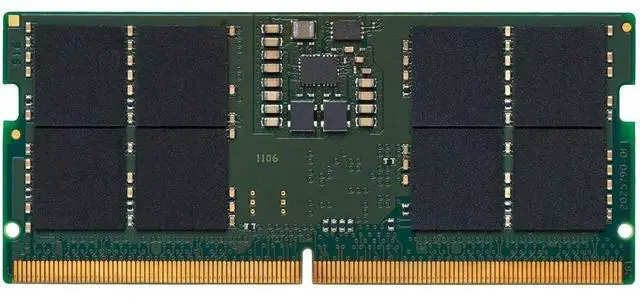 Alt view image 5 of 11 - Kingston 16GB DDR5 SDRAM Memory Module - For Notebook - 16 GB - DDR5-5600/PC5-44800 DDR5 SDRAM - 5600 MHz Single-rank Memory - CL46 - 1.10 V - Non-ECC - Unbuffered - 262-pin - SoDIMM - KCP556SS8-16