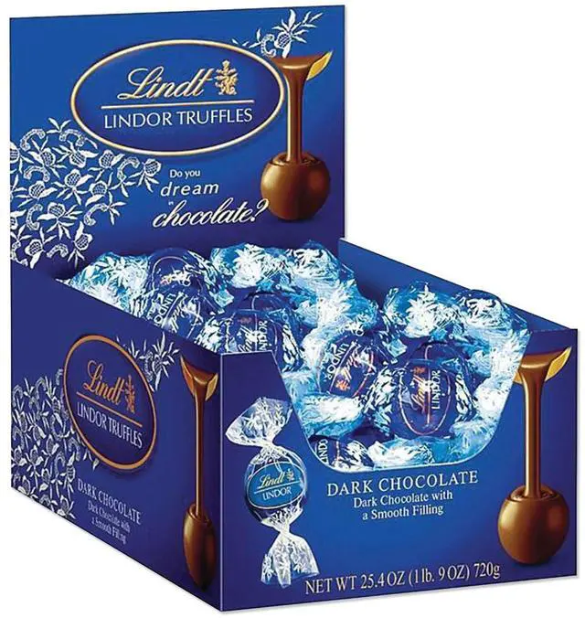Alt view image 2 of 2 - Lindor Truffles Dark Chocolate 60 ct.