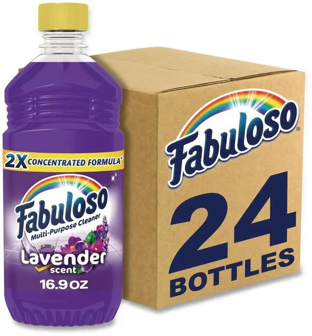 Alt view image 2 of 6 - Fabuloso Multi-Use Cleaner, Lavender Scent, 16.9 Oz Bottle, 24/Carton 53105
