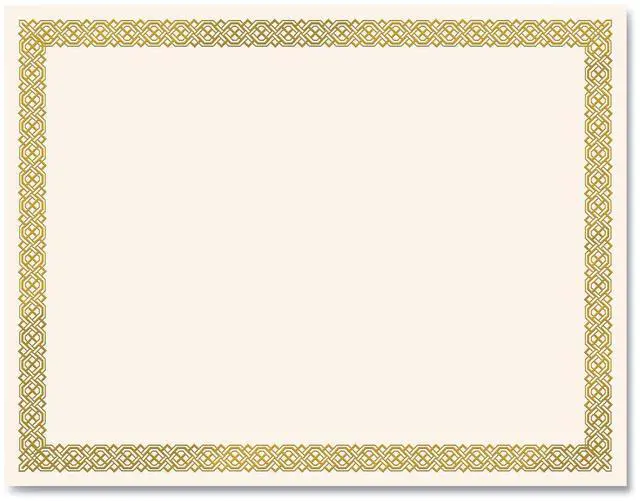 Alt view image 2 of 10 - Great Papers Braided Foil 8.5 x 11 Certificates 963006