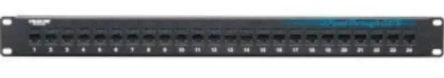 Main image of BLACK BOX JPM818A PTCH PNL CAT6 FD-THR 1U UNSHIELDED 24PT