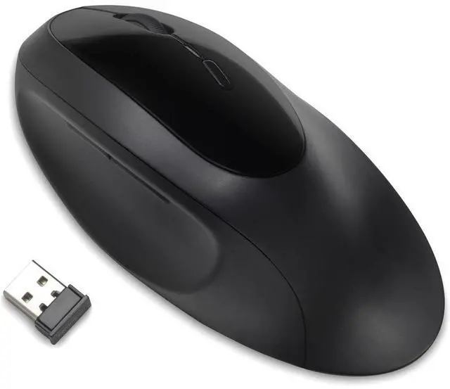 Alt view image 16 of 20 - Kensington Pro Fit K75404WW Black 5 Buttons 1 x Wheel USB Dual (RF / Bluetooth Wireless) Ergo Mouse