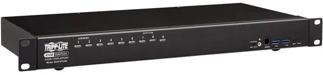 Main image of DisplayPort / USB KVM Switch 8-Port Audio/Video 4K 60Hz 1URM