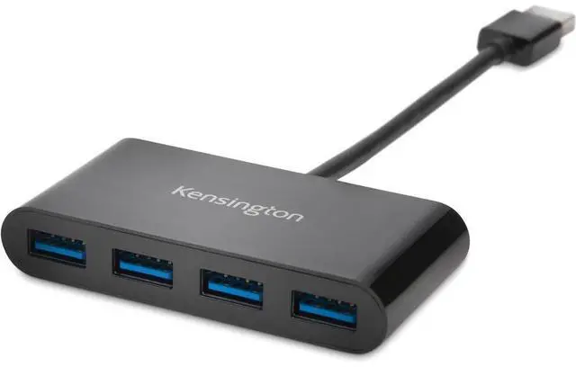 Alt view image 4 of 12 - Kensington Uh4000 Usb 3.0 4-Port Hub